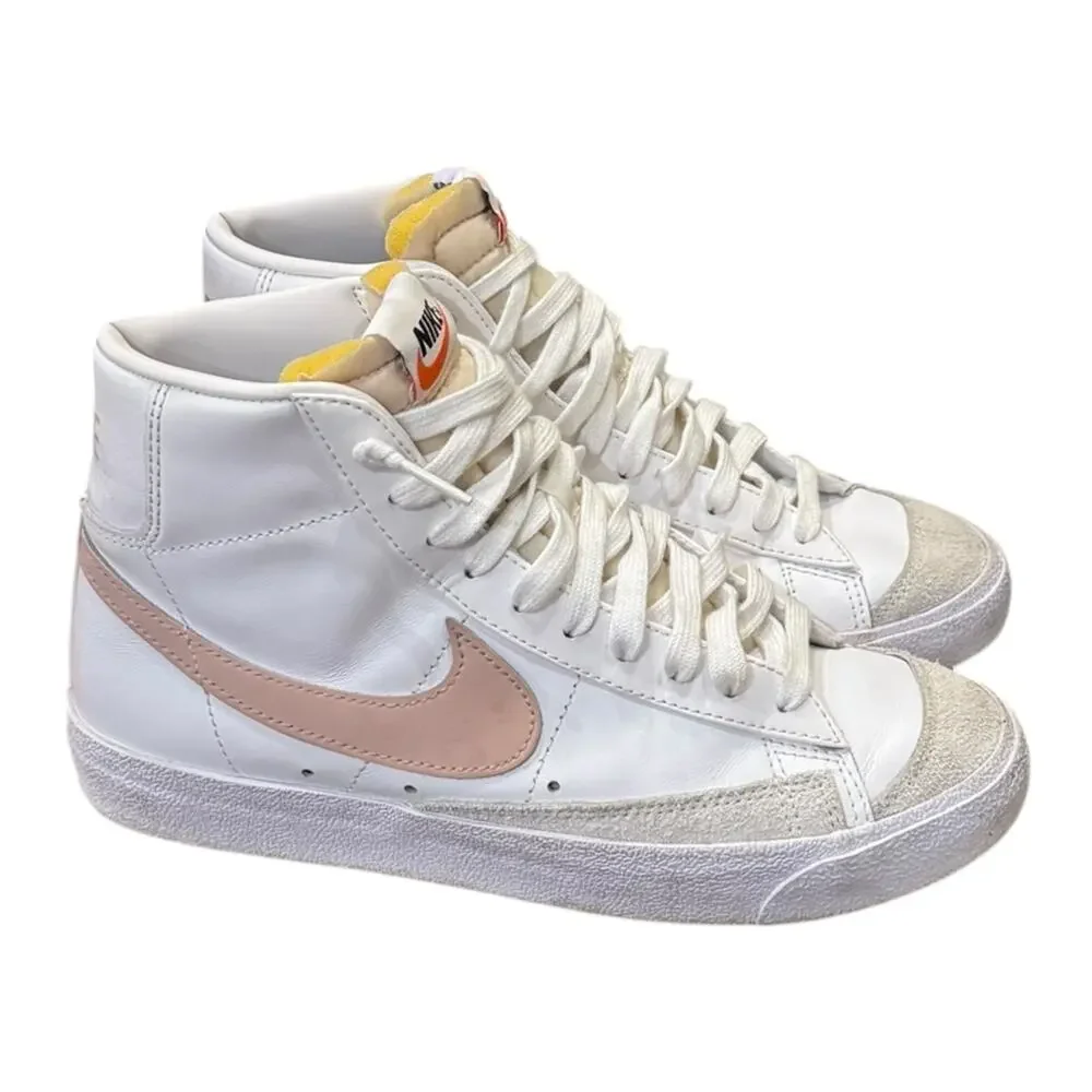Nike Blazer Mid 77 Vintage Summit White Pink Women's CZ1055-118 Sneakers 8.5